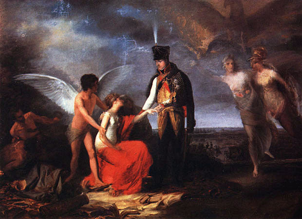 Junot som skyddar staden Lissabon - 1808