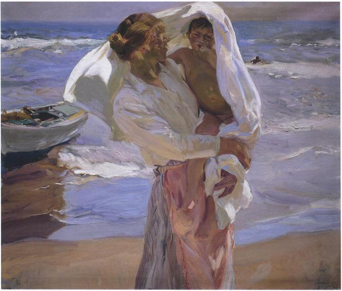 Just out of the sea - 1915