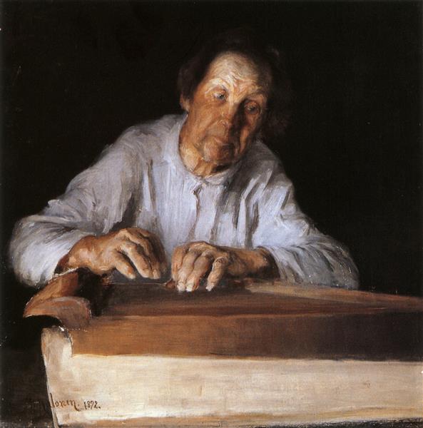 Kantele -spilleren - 1892