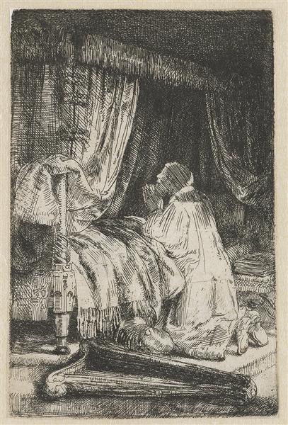 Koning David in gebed - 1652