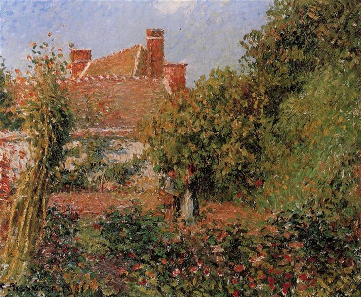 Huerta à Eragny - après-midi - 1901