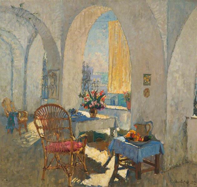 Eine sonnige Terrasse - 1930