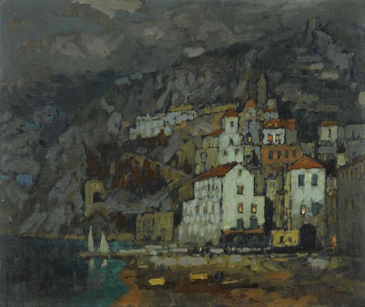 Uma vista de Amalfi - 1925