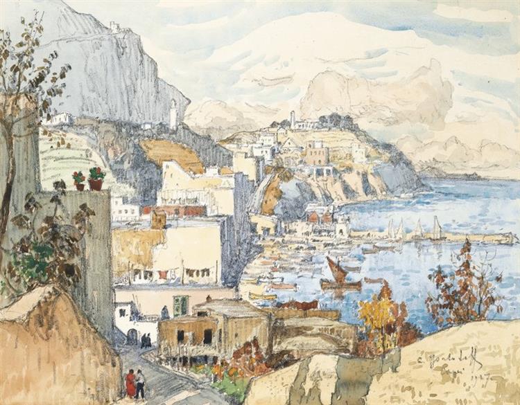 Bir Capri Görünümü - 1927