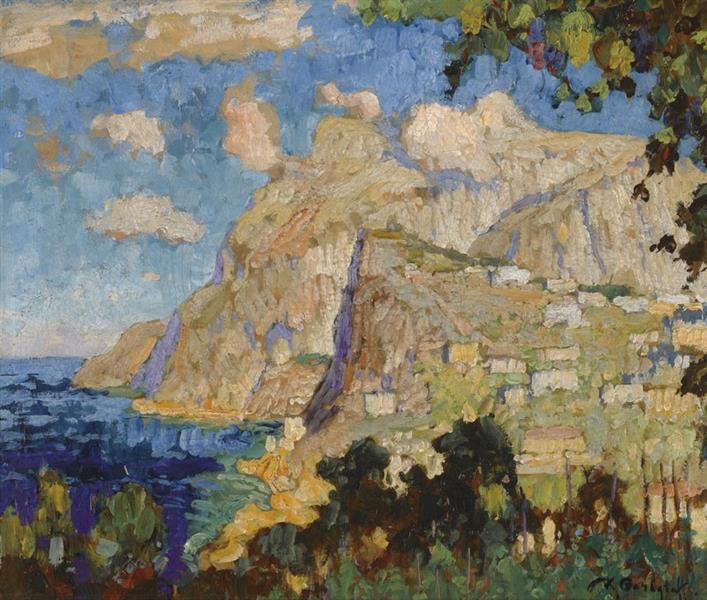 A view of Mount Solaro - Capri