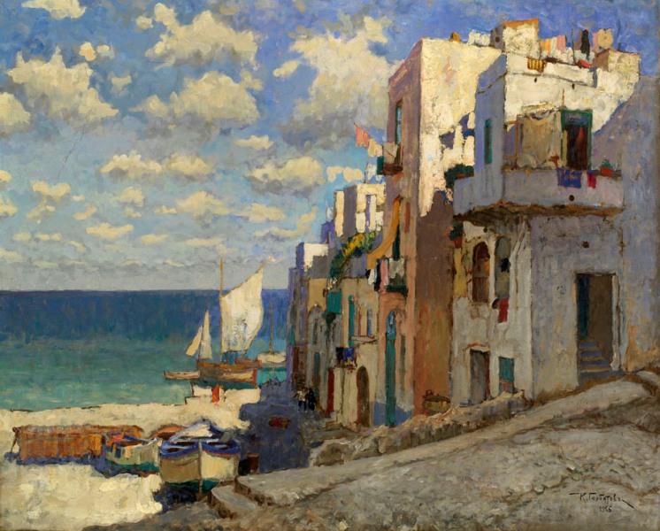 Calle de Los Pescadores -Capri -1926