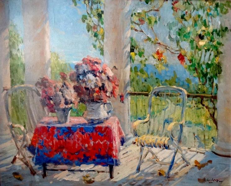 On the terrace - 1931