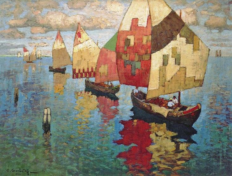 Sailboats - 1929