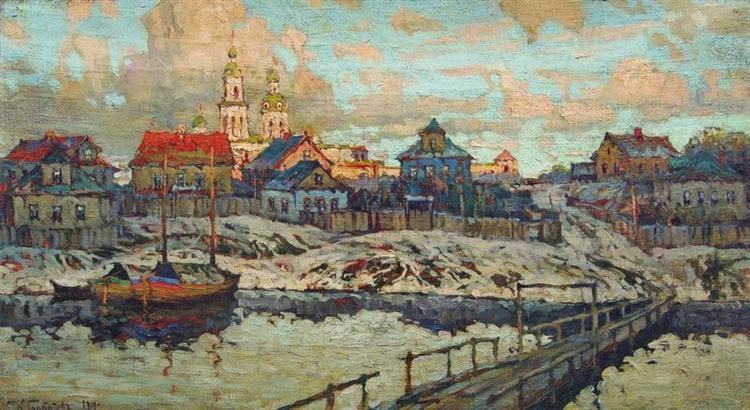 City in the river - 1919