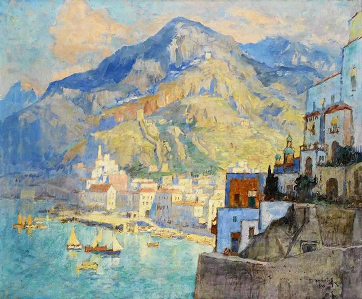 Amalfi -Ansicht - 1935