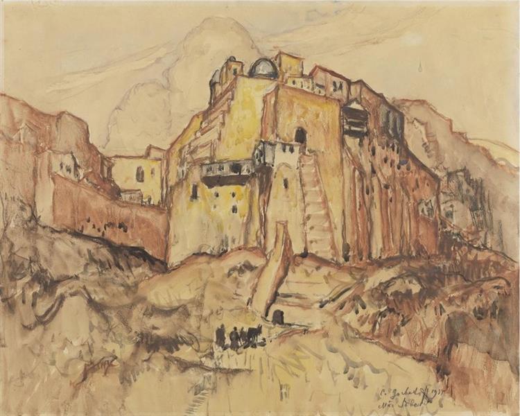 Vista De Mar Saba - 1935