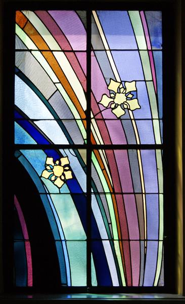 CASA DE THE MEDICAL SOCIETY OF Krakow - stained glass