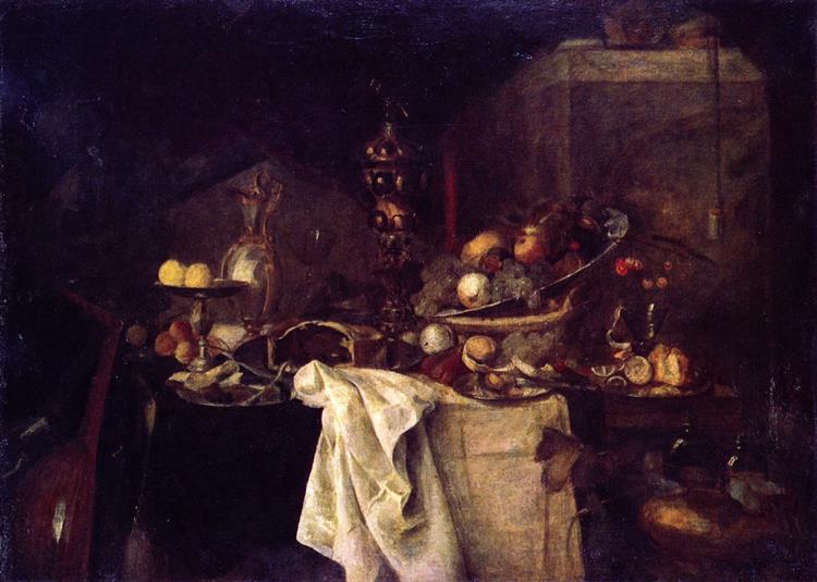 El postre (después de Jan Davidsz De Heem) 1893