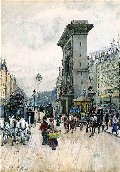 La porte de San Denis - 1892