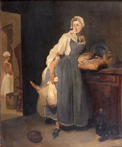 O Provedor (cópia de Chardin) 1893