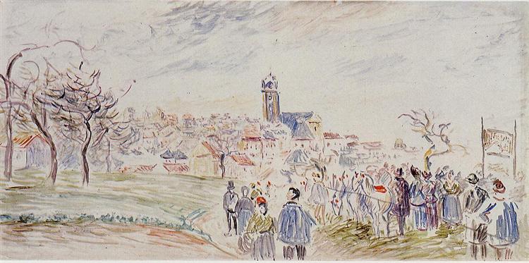 Der Heilige Martin in Pontoise - 1885