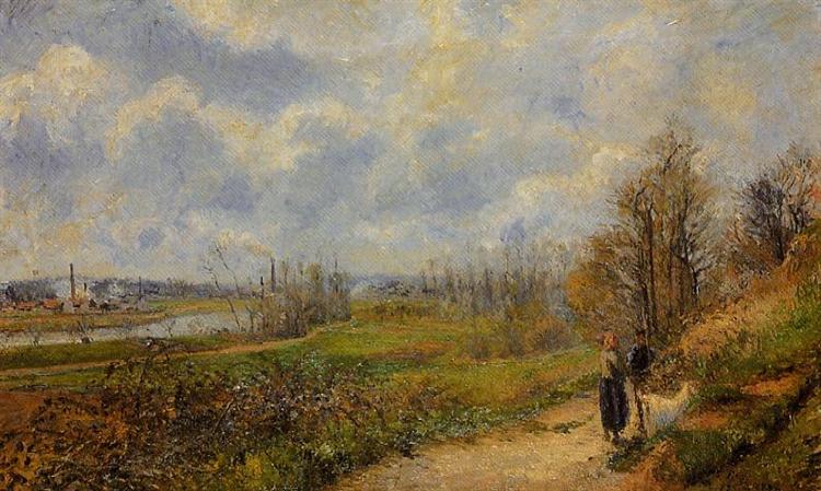 The sentence du chou - near Pontoise - 1878