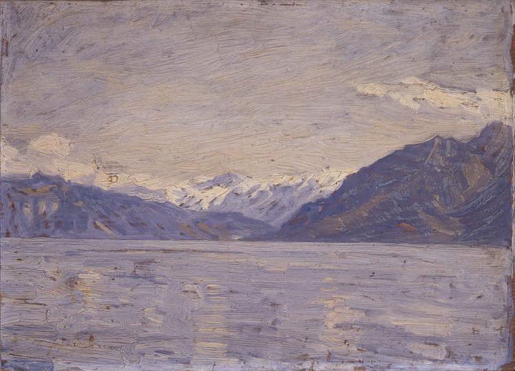 Lac Léman - 1908 