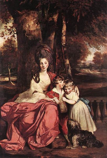 Lady Delme and her children - 1780