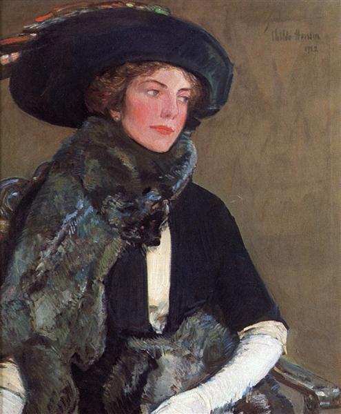 A Senhora das Skins (também conhecida como Sra. Charles A. Searles) - 1912