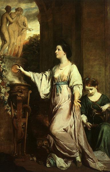 Lady Sarah Bunbury Sacrificando Las Gracias - 1765