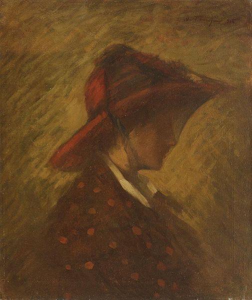 Lady with veil - 1915