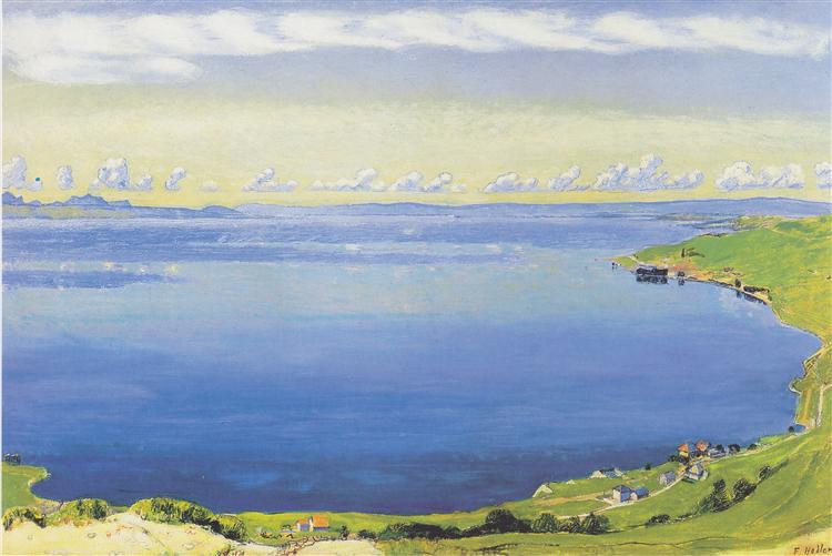 Lago Leman aus Chexbres - 1904