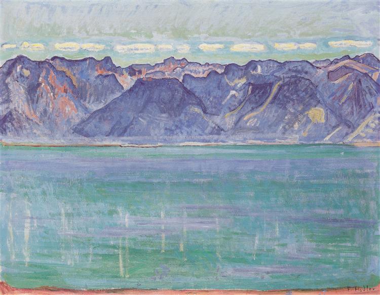 Lago Leman - com vistas de Savoyerberge - 1906