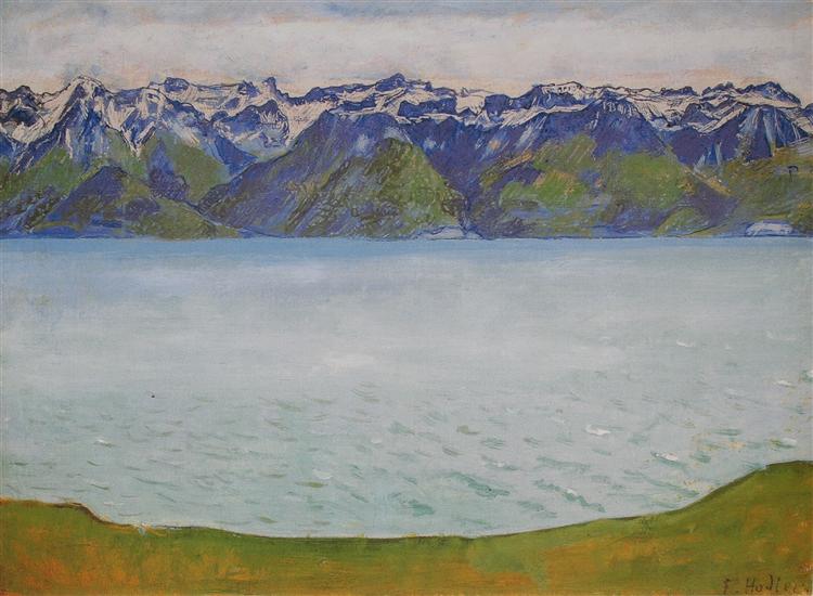 Lago Lemán Con Savoyerbergen - 1907