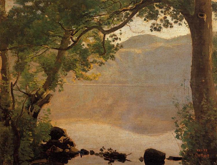 Lago Nemi - Visto A Través De Los Árboles - 1843