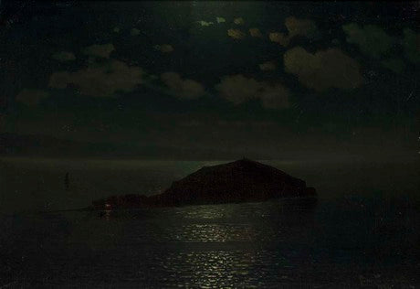 Lake Sevan and the Island at Night - 1884