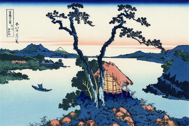 Lago Suwa En La Provincia De Shinano - 1833