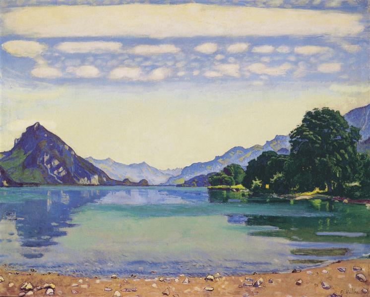 Jezioro Thun z Lessig - 1904