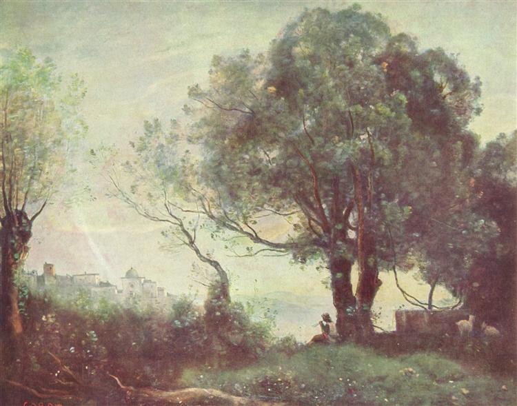 Paysage à Castel Gandolfo - 1870