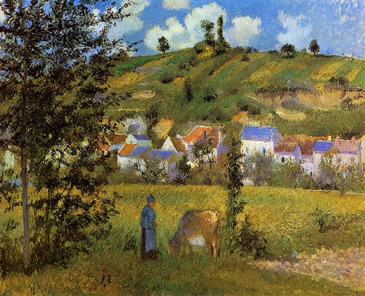 Landscape in Marchaneval - 1880