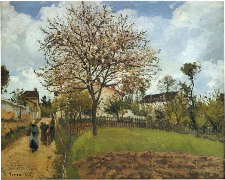 Landschap in Louveciennes - 1870