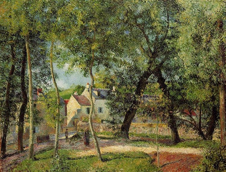 Landscape at Osny near the irrigation - 1883