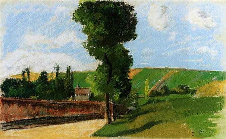 Landscape in Pontoise 2 - 1873