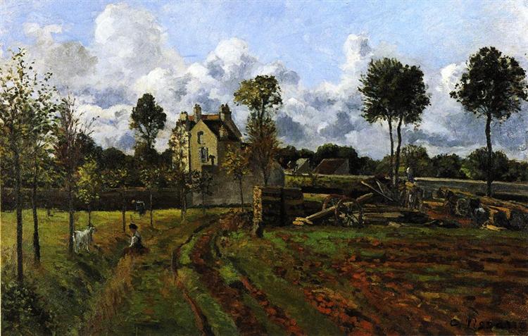 Landscape in Pontoise - 1873