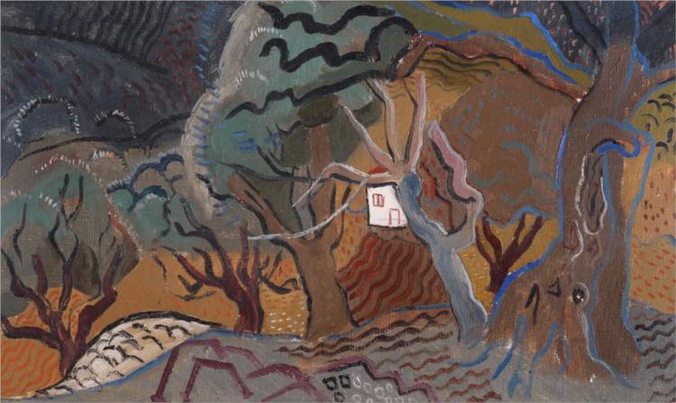 Landscape in Vence - Little White House - 1927