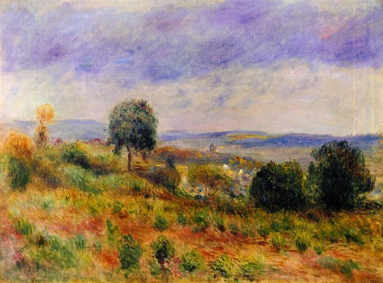 AUVERS SUR OISE LANDSCAPE - 1901