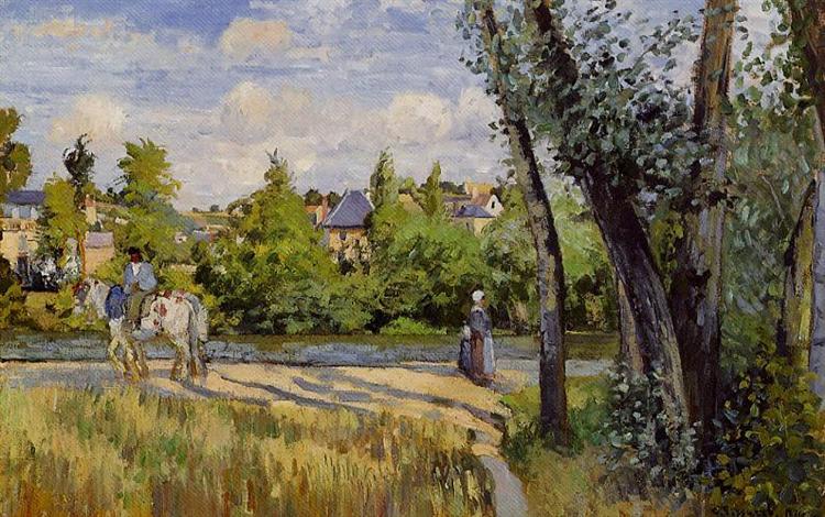 Landscape - Bright Sunlight - Pontoise - 1874