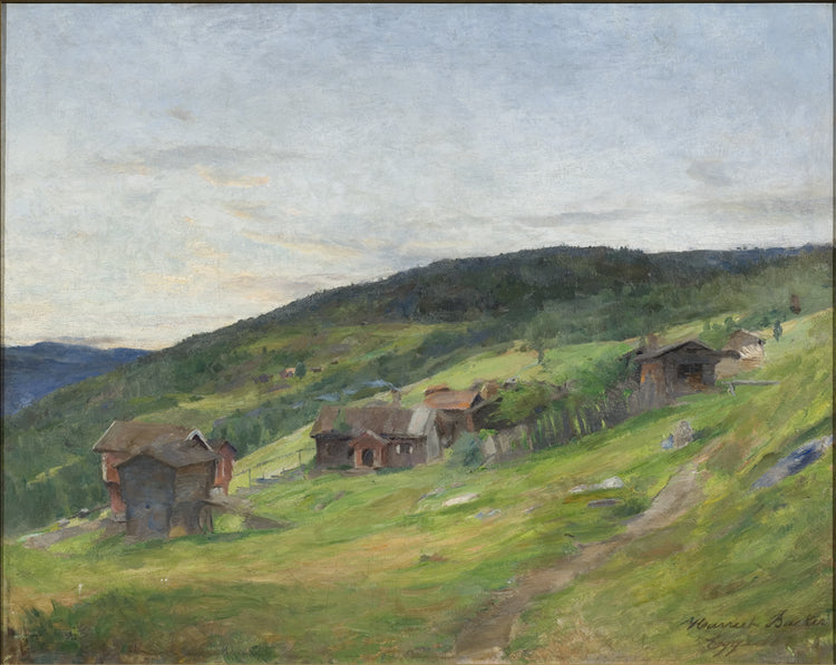 Paysage - Eggedal - 1888