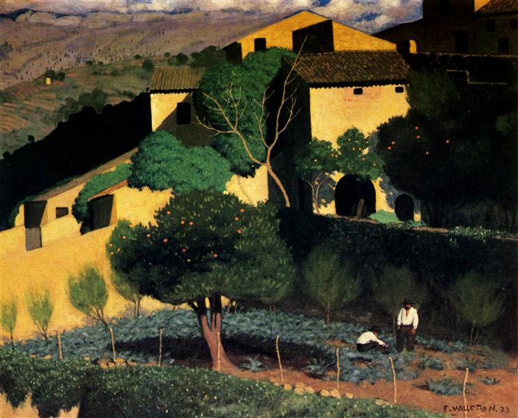 Landscape in Cagnes - 1923