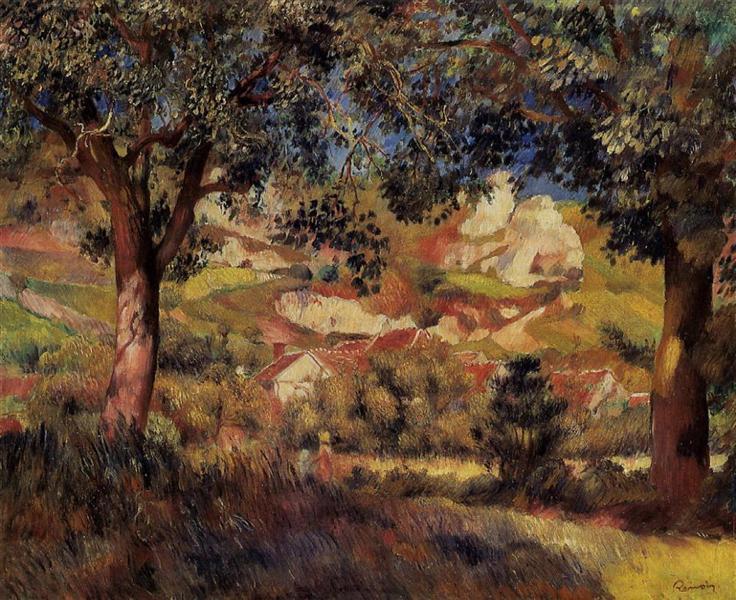 Paesaggio a La Roche Guyon - 1887 