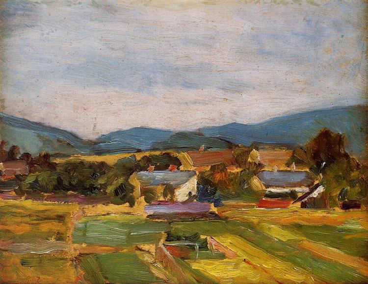 Paisagem na baixa Áustria - 1907