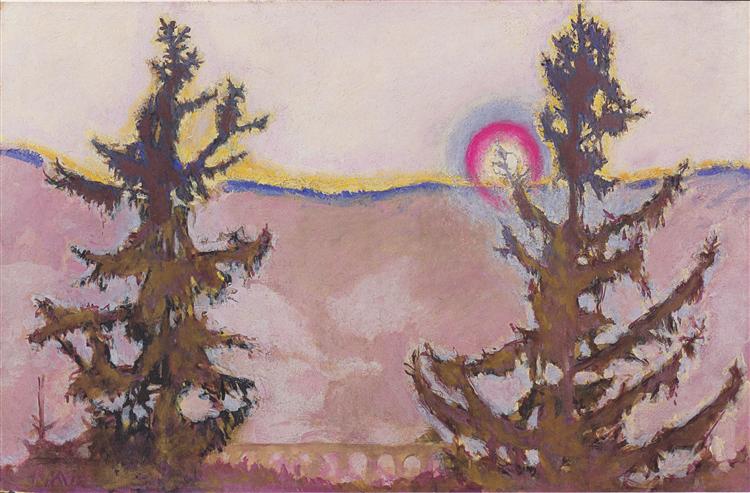 Landscape in Semmering - 1913