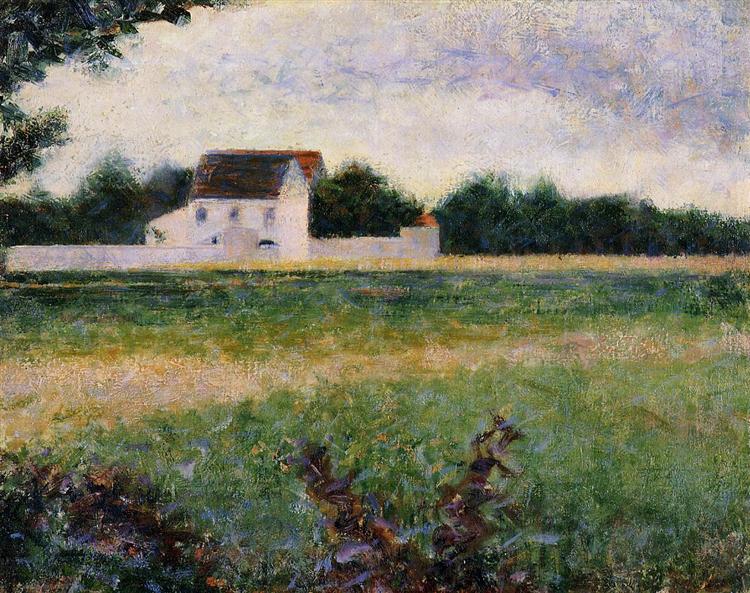 Landscape on the island of France - 1882