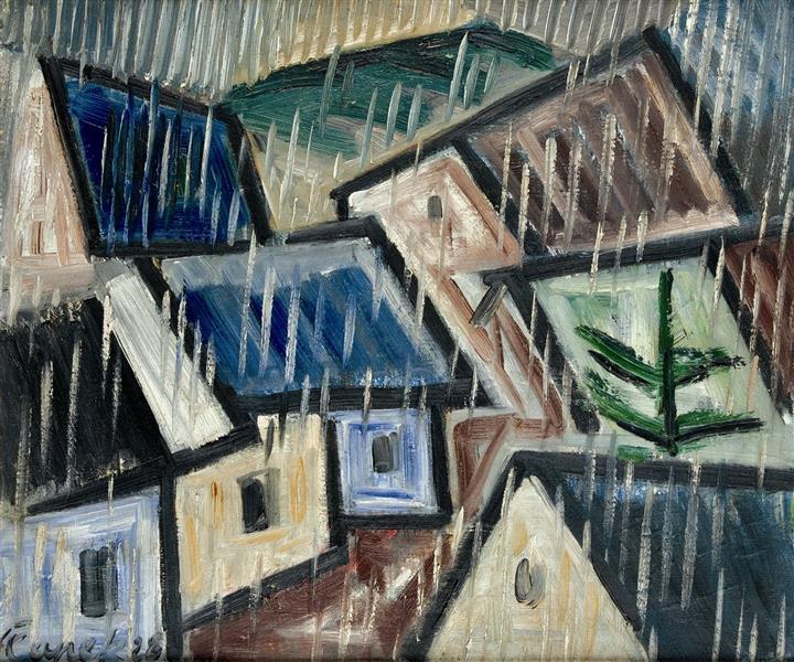 Landschaft im Regen - 1928