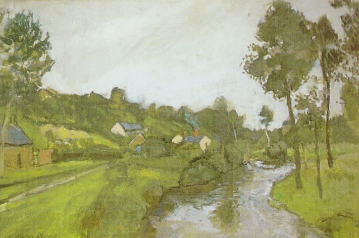 Landscape Lesquielles St Germain 1903 